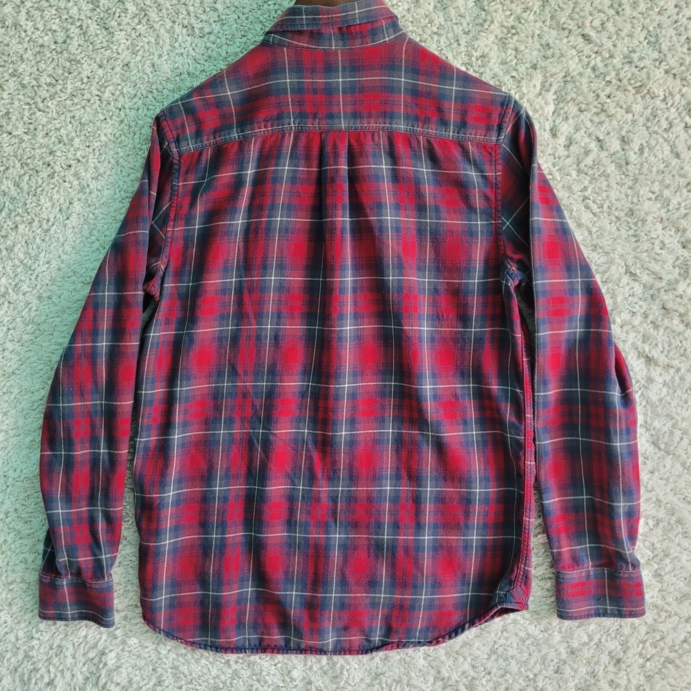 Vans Off The Wall Shirt Adult Size Small Plaid Classic Fit Flannel Long Sleeve - Picture 7 of 9